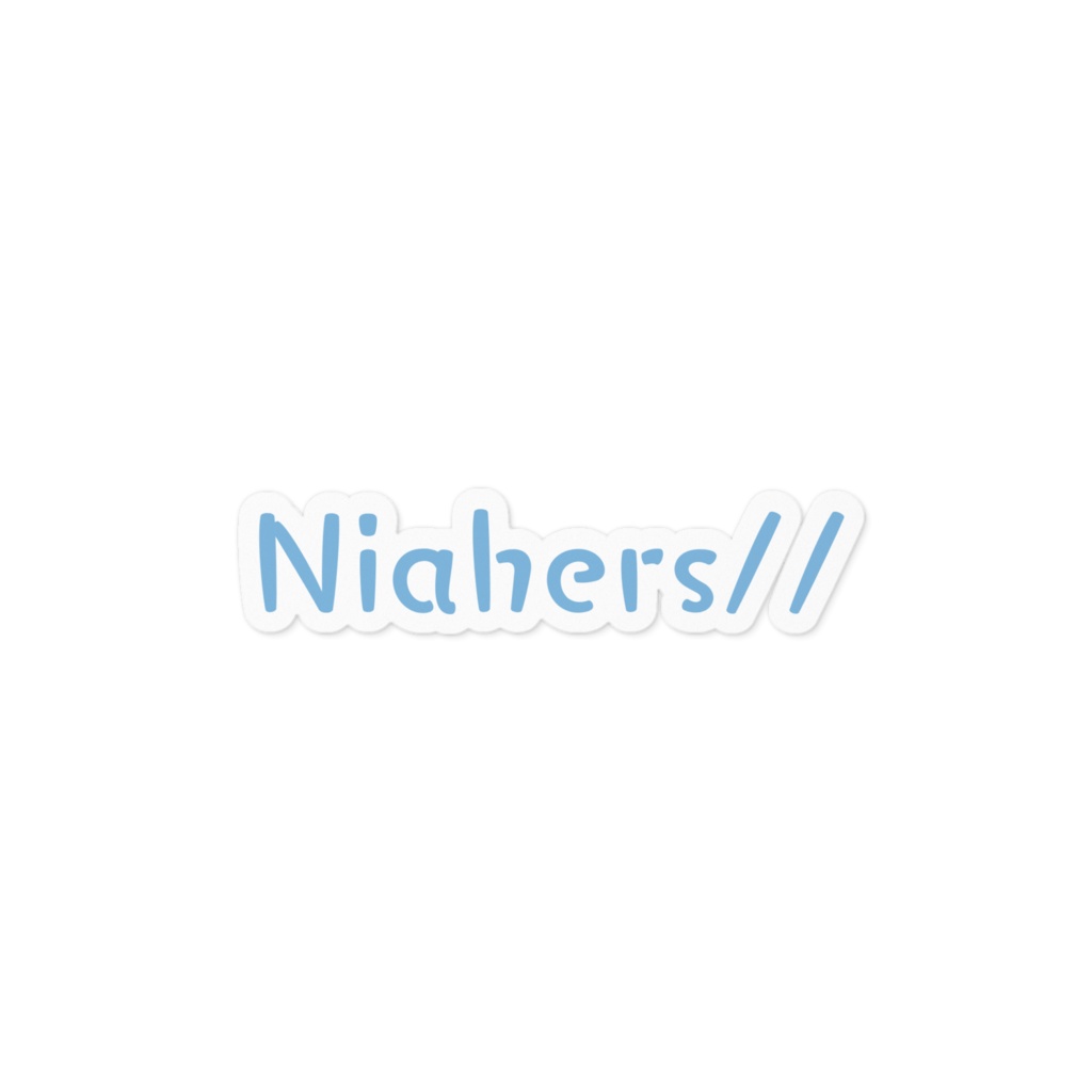 Niahers ステッカー