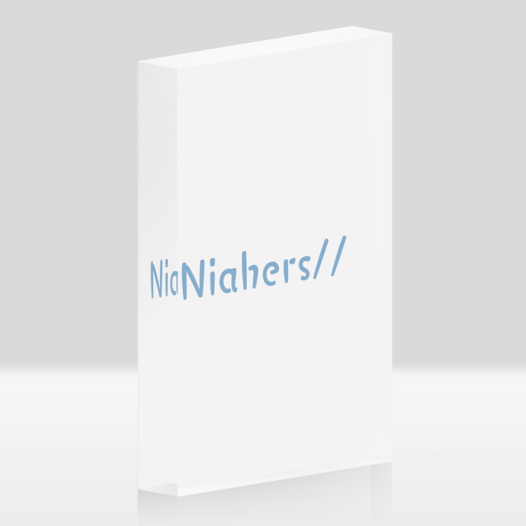 Niahers アクリルブロック