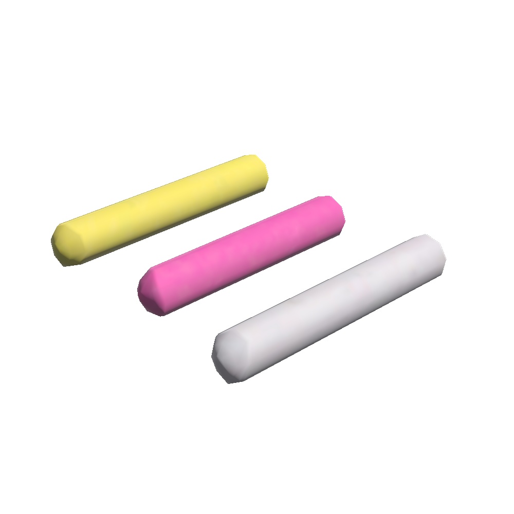 【3Dモデル】教室アセット(9点)