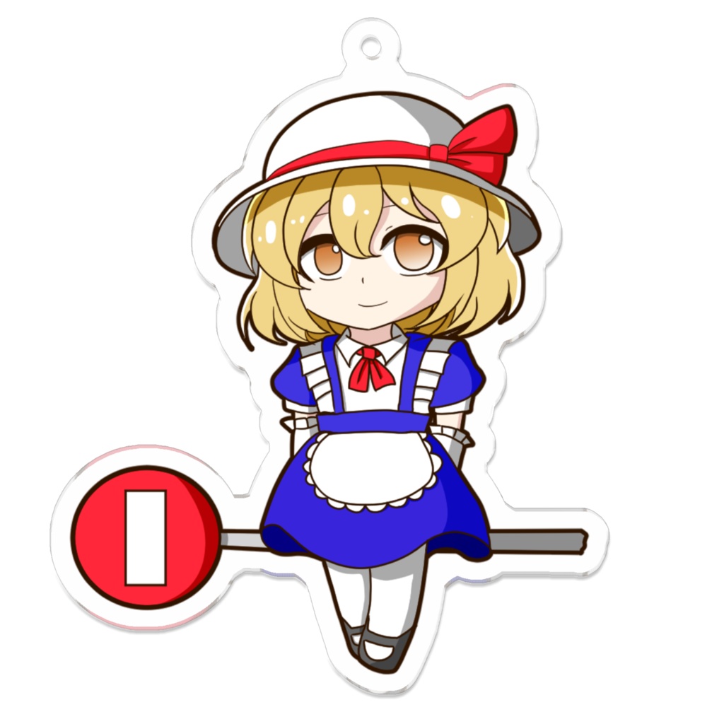 【東方project】カナ・アナベラル  のっぺりアクリルキーホルダー（コーティングあり）
