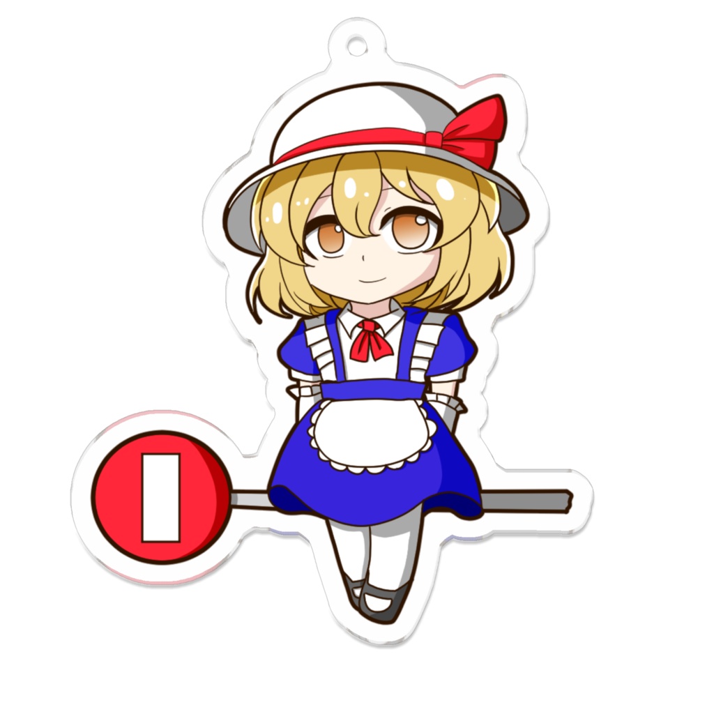 【東方project】カナ・アナベラル のっぺりアクリルキーホルダー（コーティングなし）