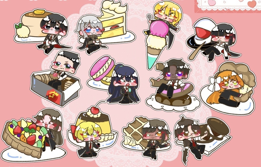 もぐもぐオーロラアクキー♡シンクレア