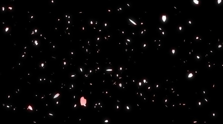 【無料あり】春 桜オーバーレイ(6色+ループ)|VTuber配信素材