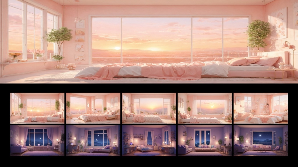 【無料あり】ふわかわ配信ルーム|VTuber配信背景