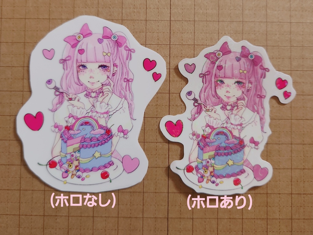 クリアステッカー(ギミックケーキ)