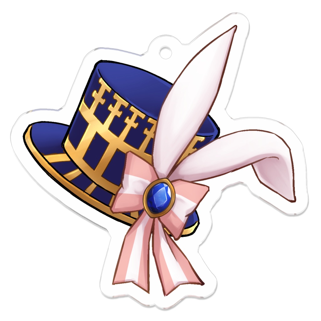 Vちるひの帽子アクリルキーホルダー