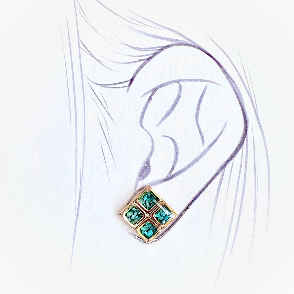 刀剣乱舞 にっかり青江イメージアクセサリー イヤリング ピアス