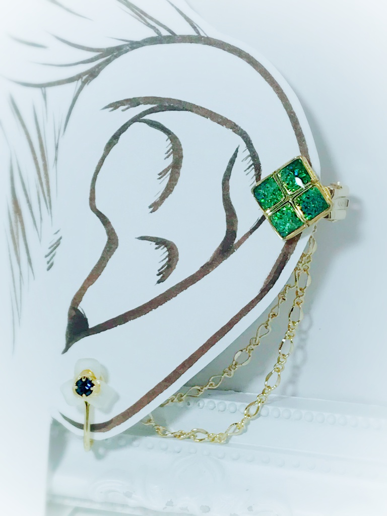 刀剣乱舞 にっかり青江イメージアクセサリー イヤーカフピアス・イヤリン