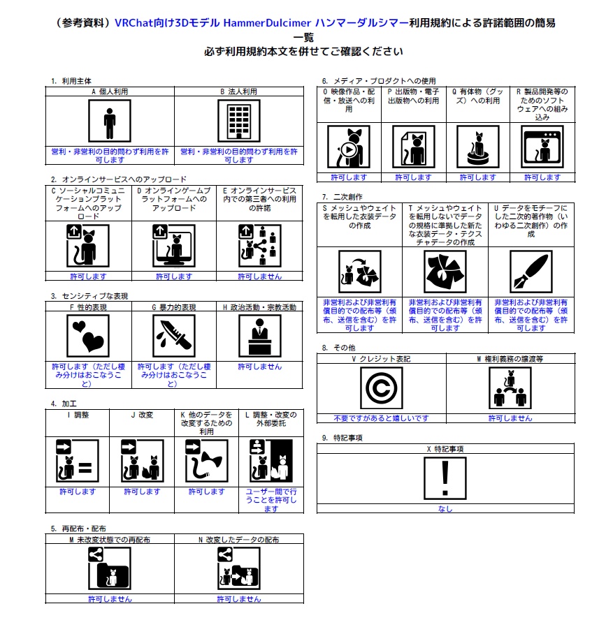 Vket初出展セール中(¥1000→¥500)12/31まで VRChat向け3Dモデル HammeredDulcimer ハンマーダルシマー