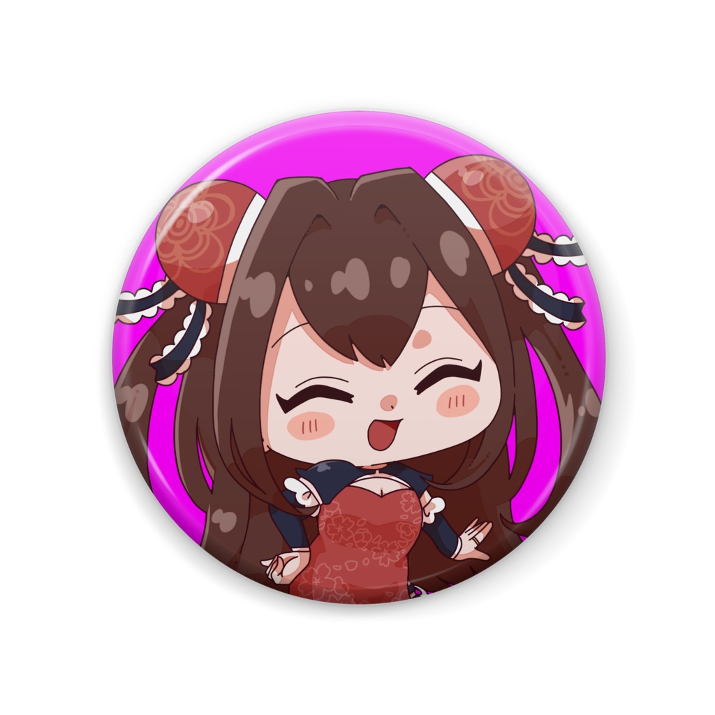 妖美華夜 SDキャラ缶バッチ