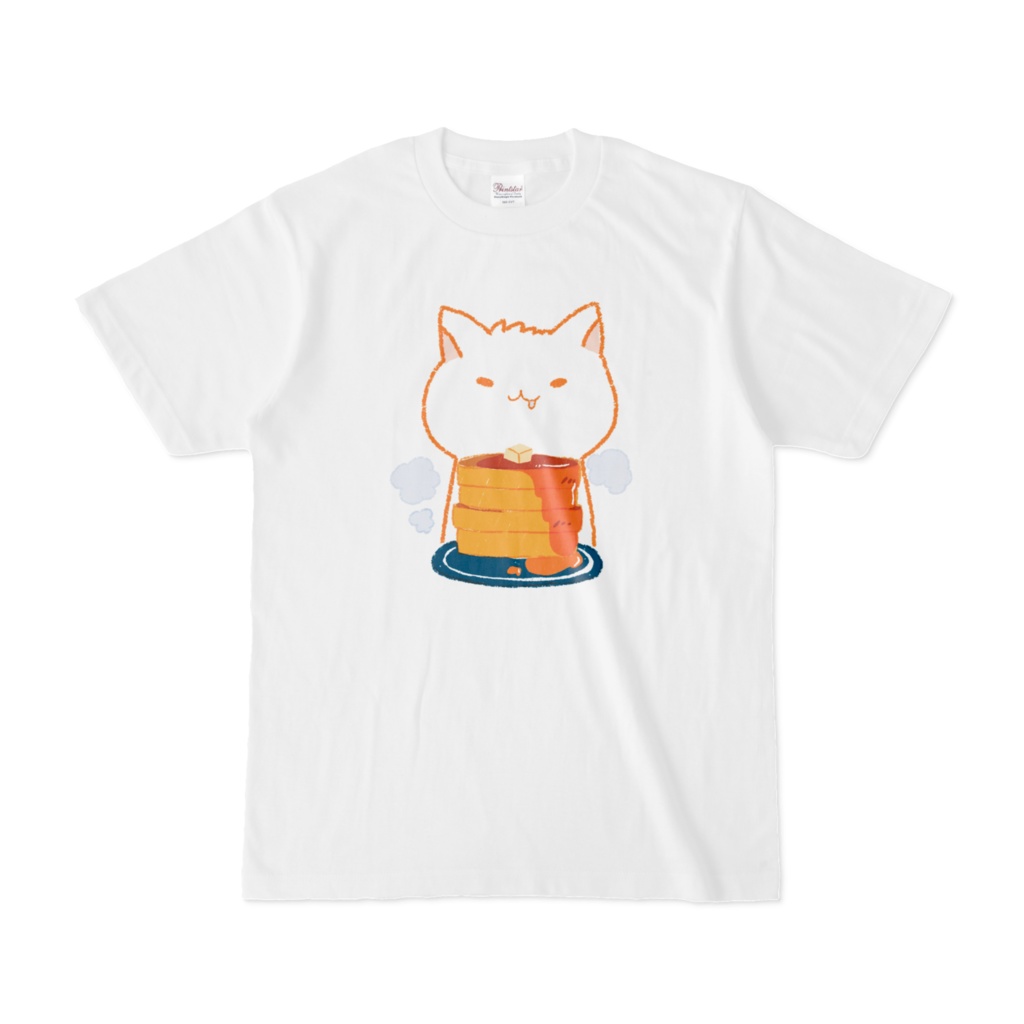 パンケーキたべたいねこシャツ