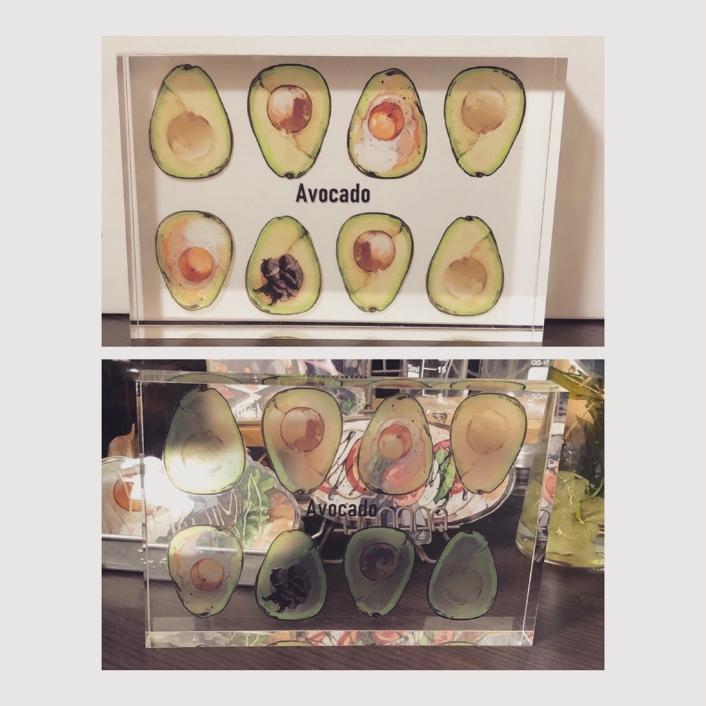 アクリルブロック【アボカド!】