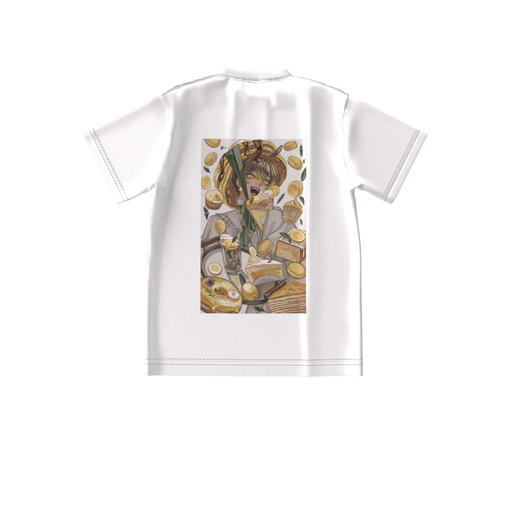 【ビッグシルエットTシャツ】れもん