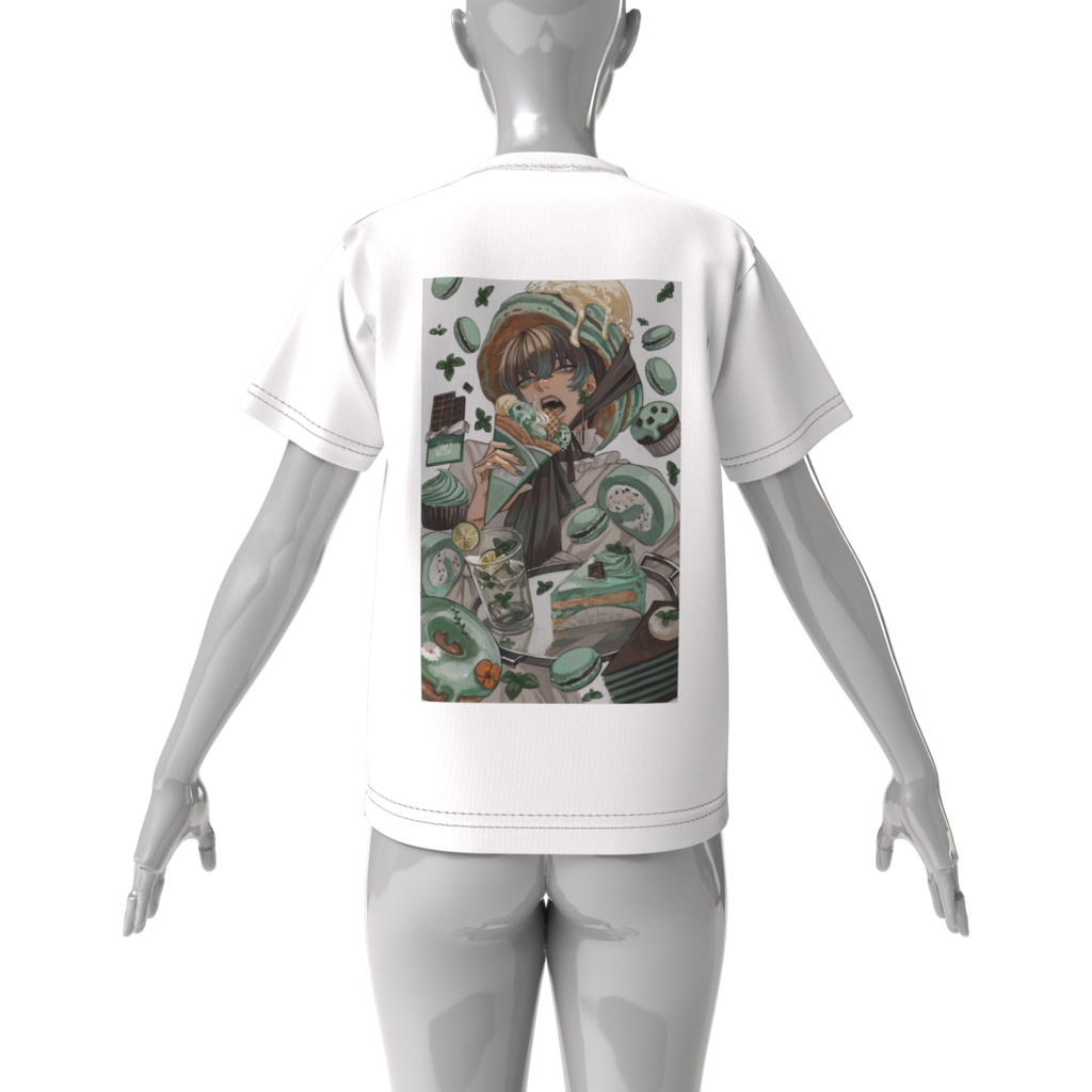 【ビッグシルエットTシャツ】みんと