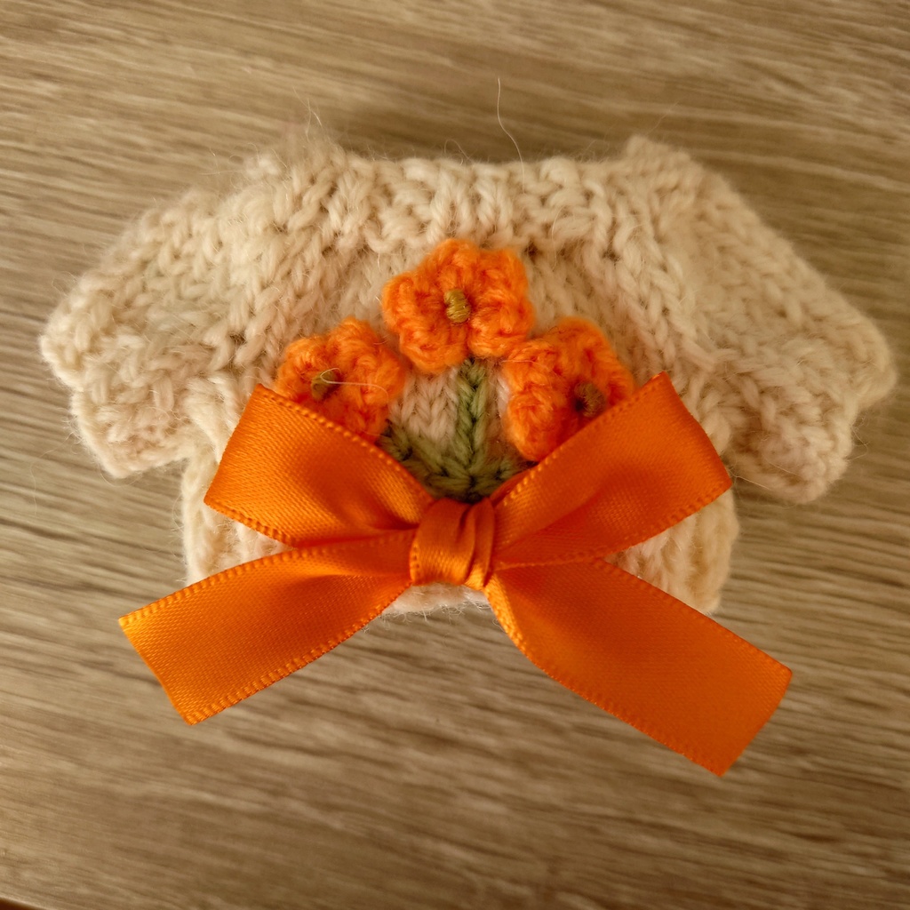 花束のカーディガン