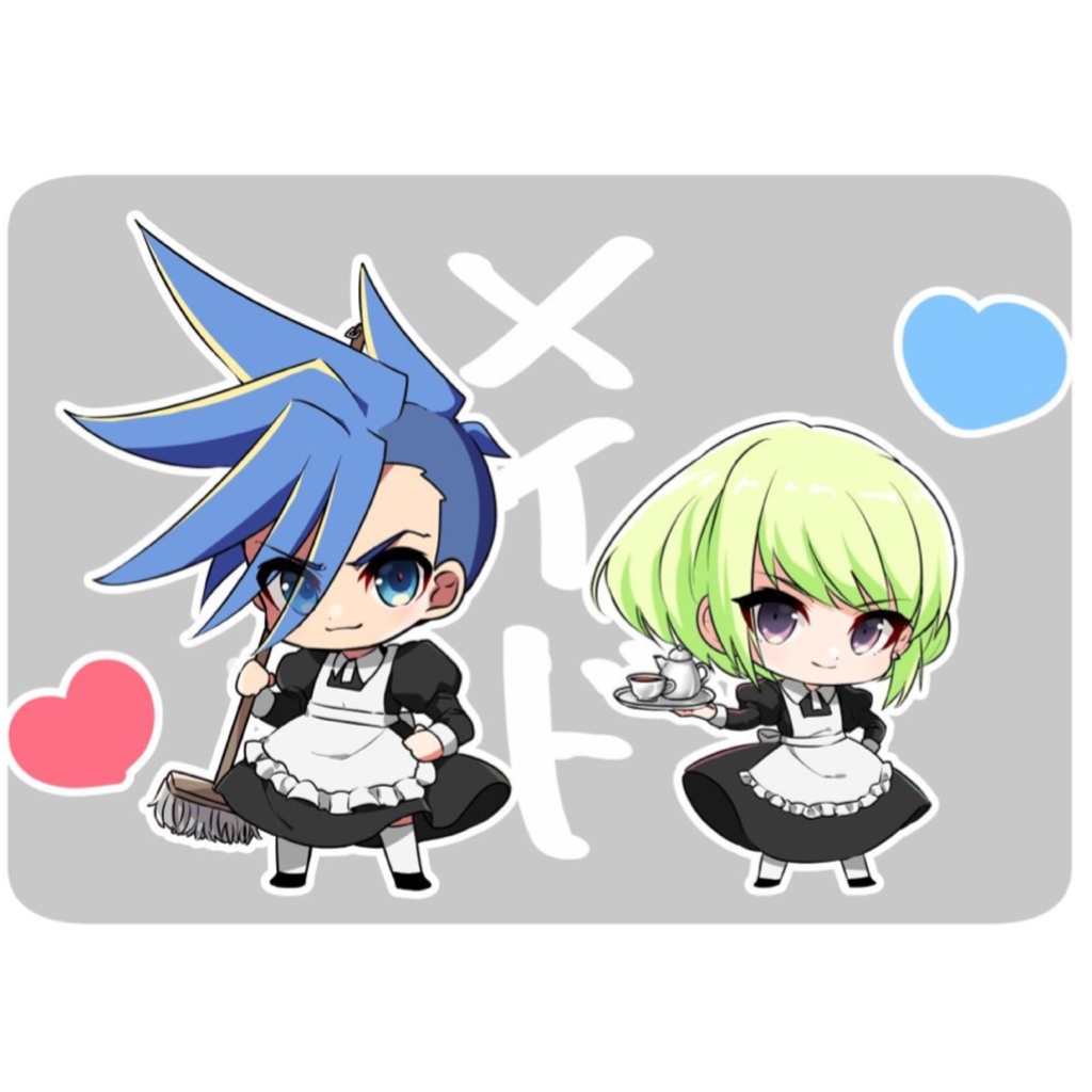 ガロ♡リオ メイド服アクリルフィギュア