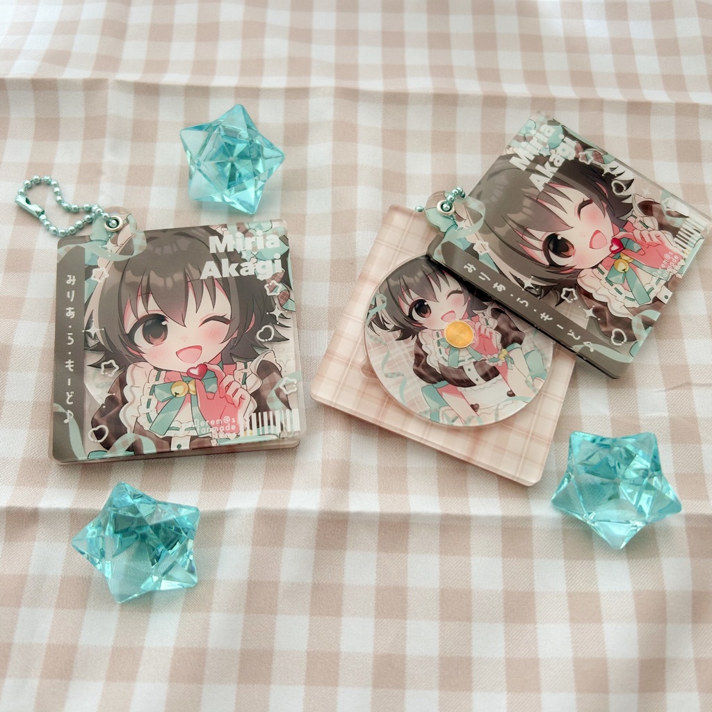 赤城みりあCD風アクリルキーホルダー