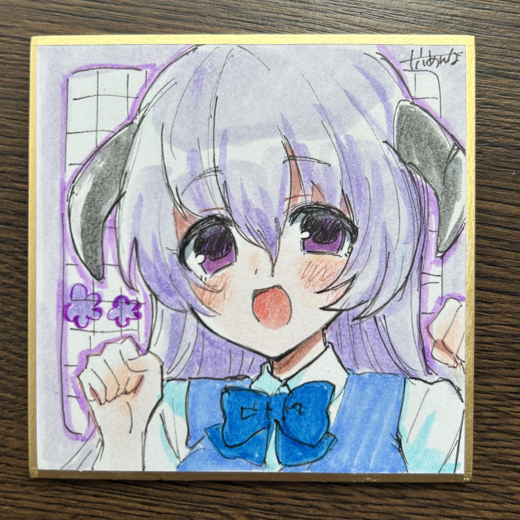 【手描きイラスト】羽入