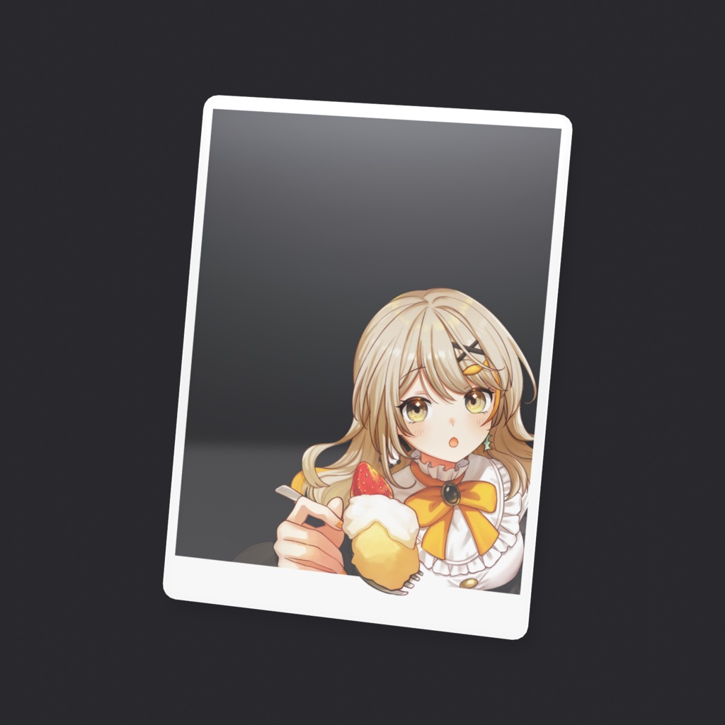 透明トレカ~チェキ風どこでもご飯~氷鳥ぺる誕生日グッズ2025