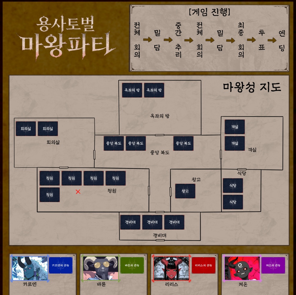 용사토벌 마왕파티 「4인용 머더미스터리」