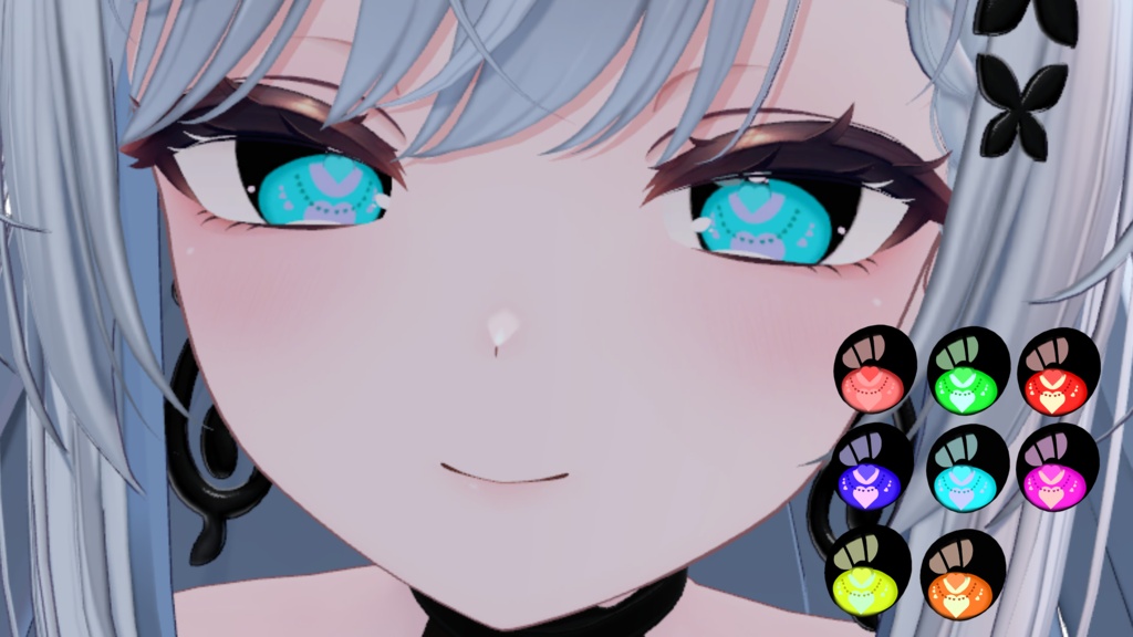 【マヌカ・カザリス対応】♡お眼目テクスチャ 【8色】