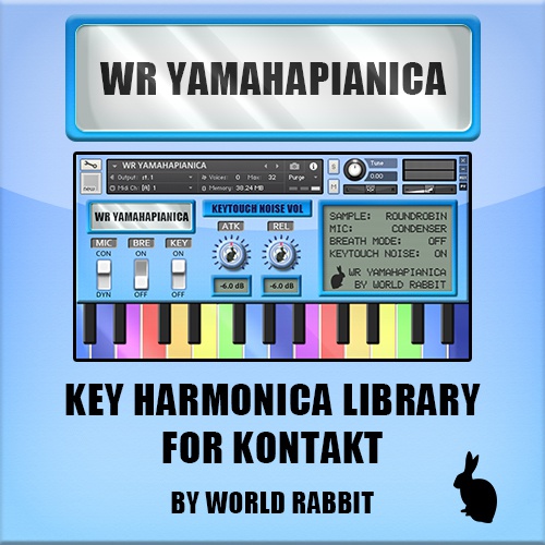 KONTAKT用鍵盤ハーモニカ音源「WR YAMAHAPIANICA」
