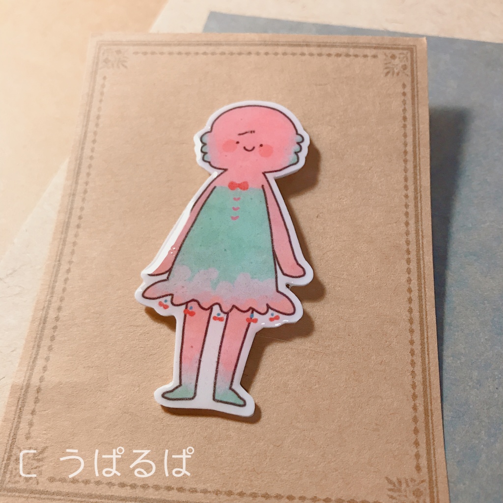 へんな生き物たちブローチ