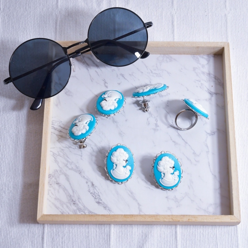 五条悟モチーフ 耳飾り リング ブローチ