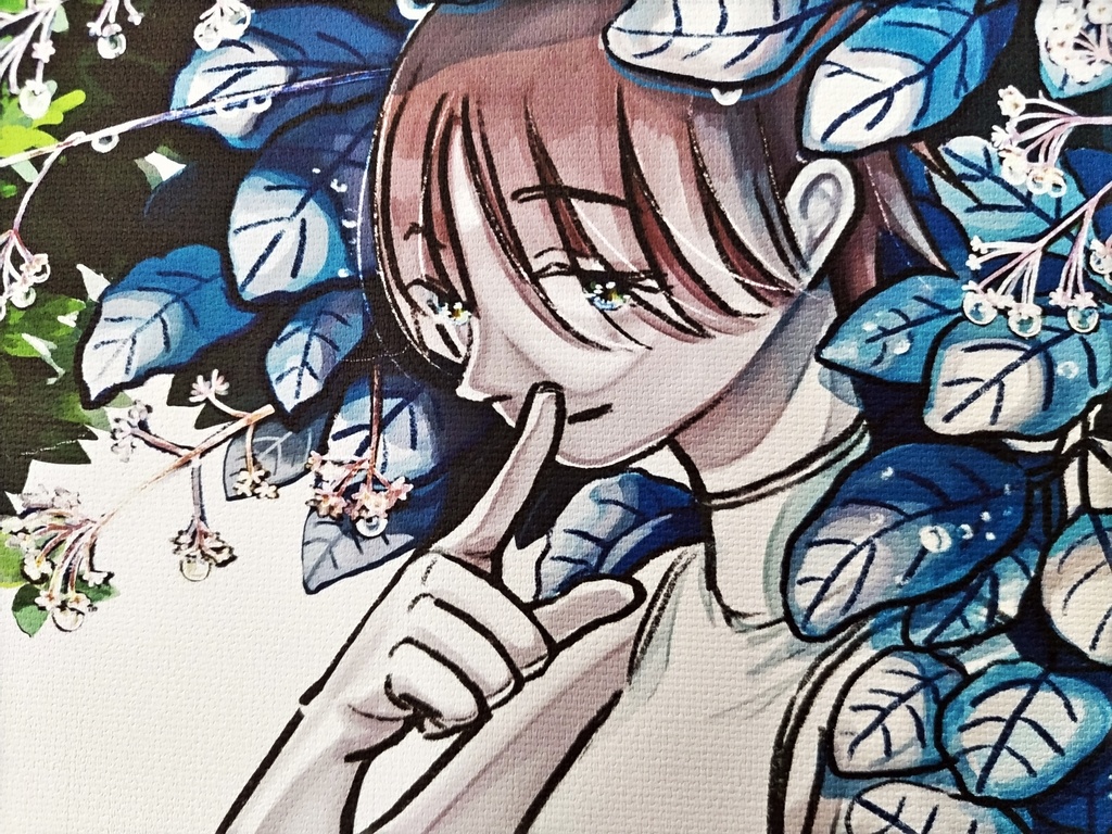 【キャンバスプリント】通り雨【A4サイズ】