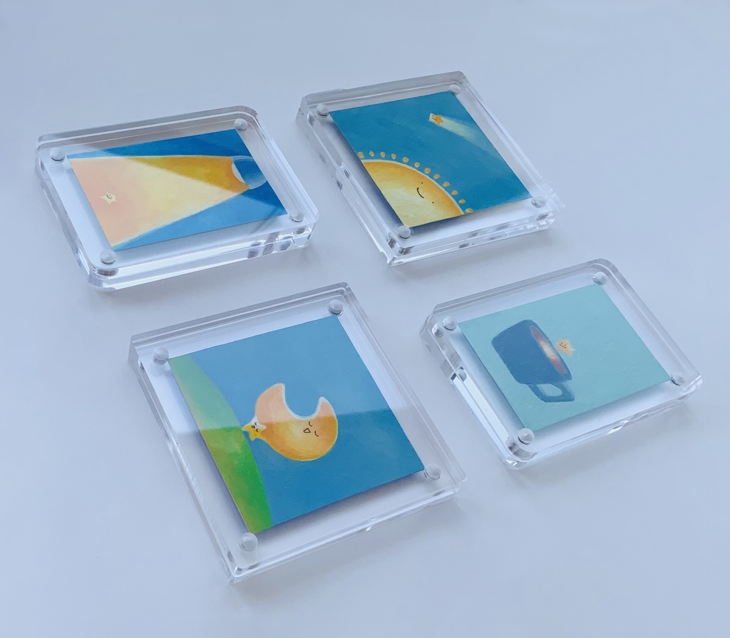 星の原画アクリルフレーム(4種)