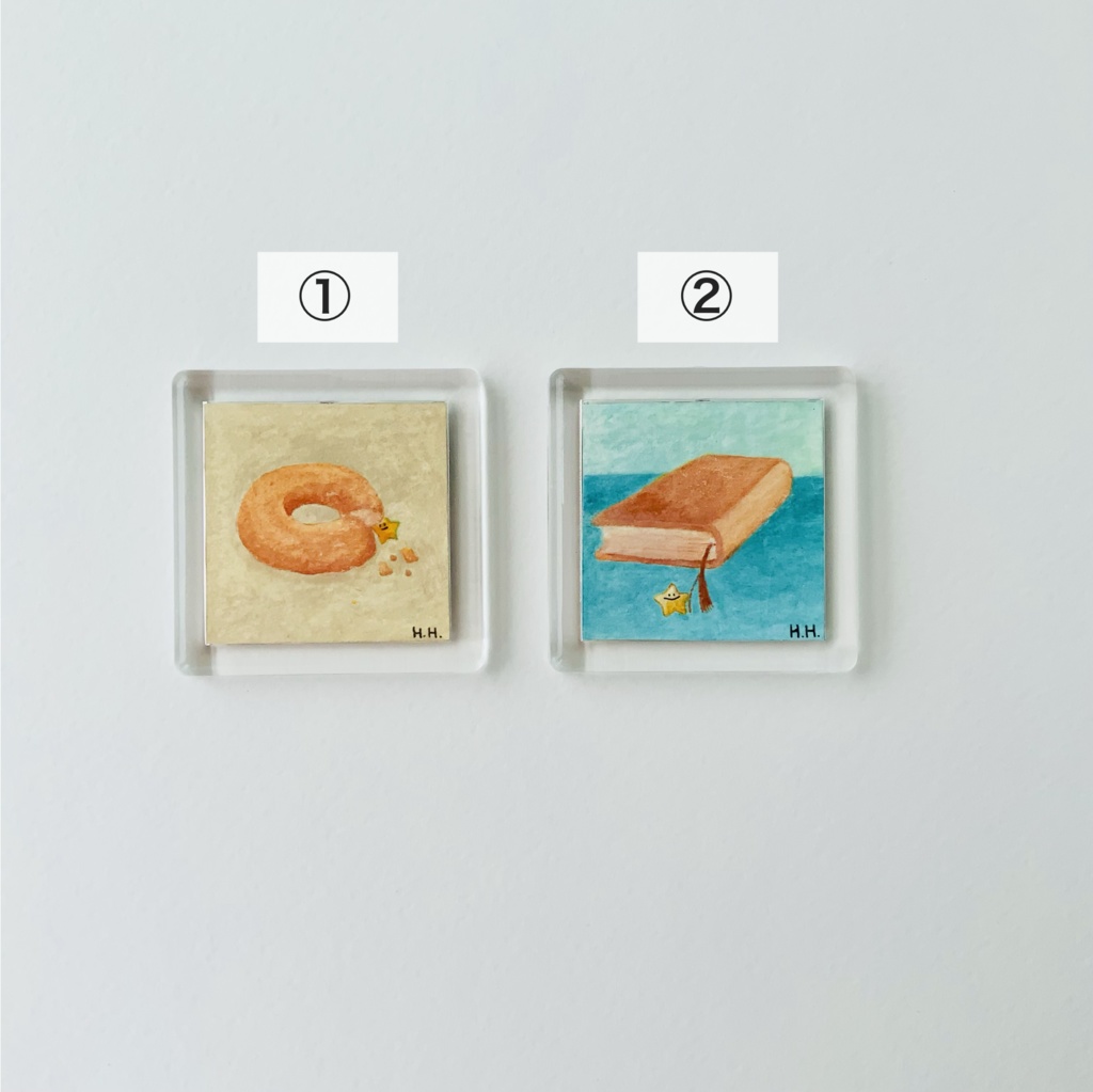 原画マグネット(4種類)・原画クリップ(1種類)