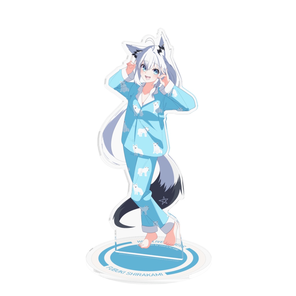 アクリルスタンド　白上フブキ（パジャマ）