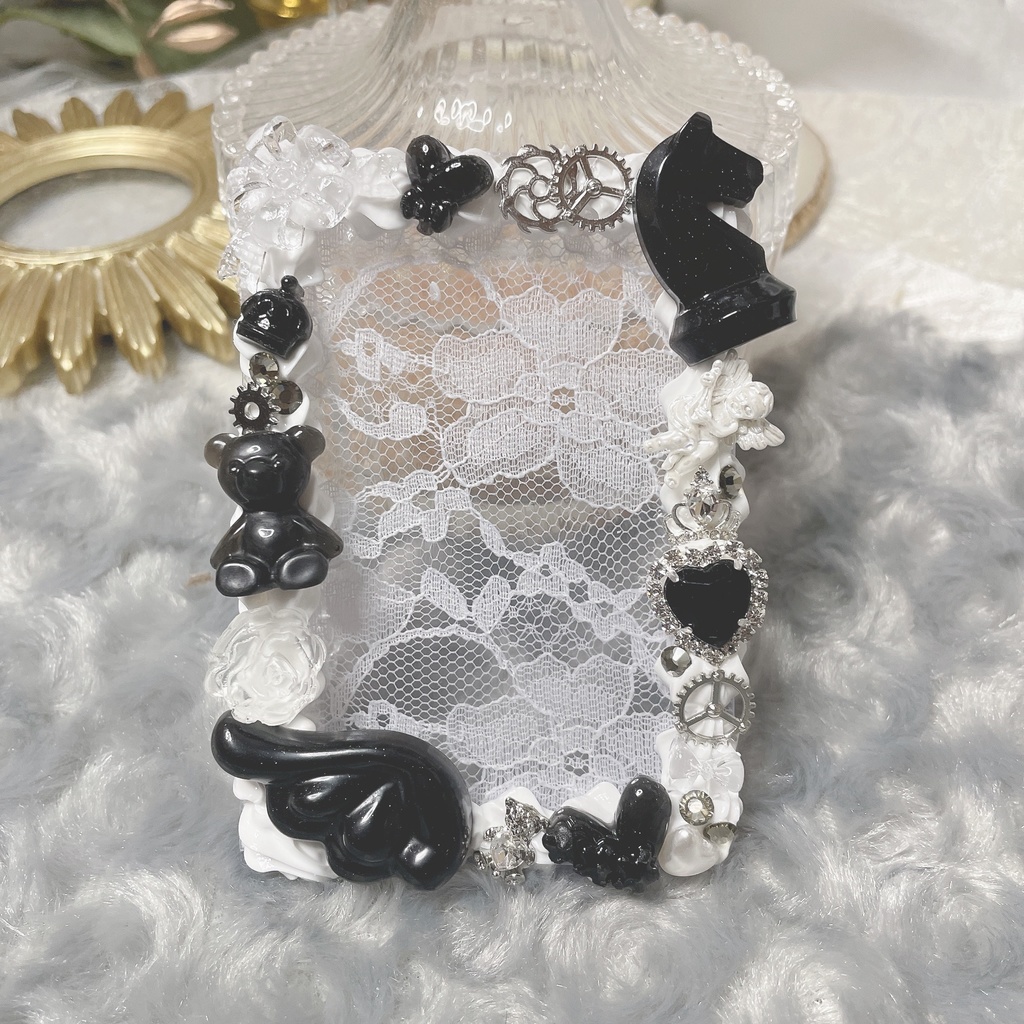 【B8サイズ】モノクロカラーのトレカケース