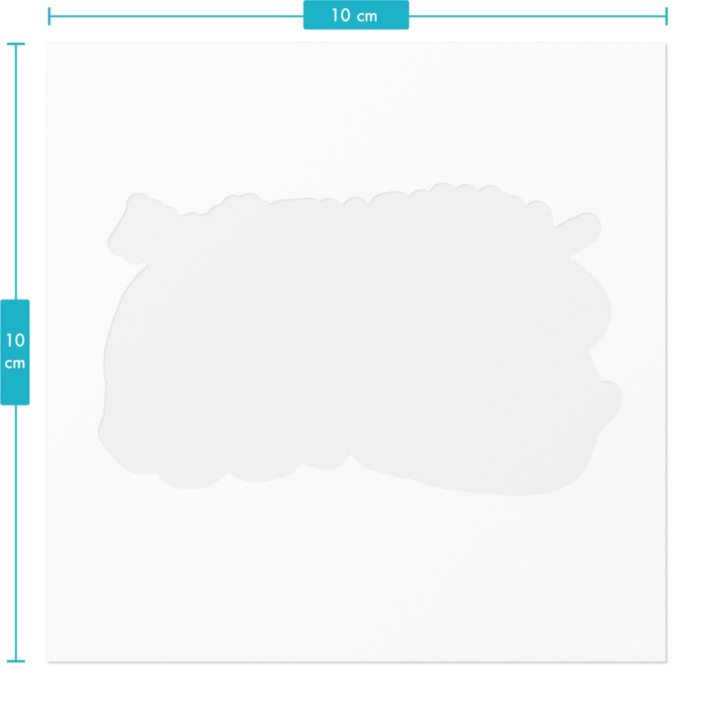 感情豊かなおばけとレス欲しいねずみステッカー