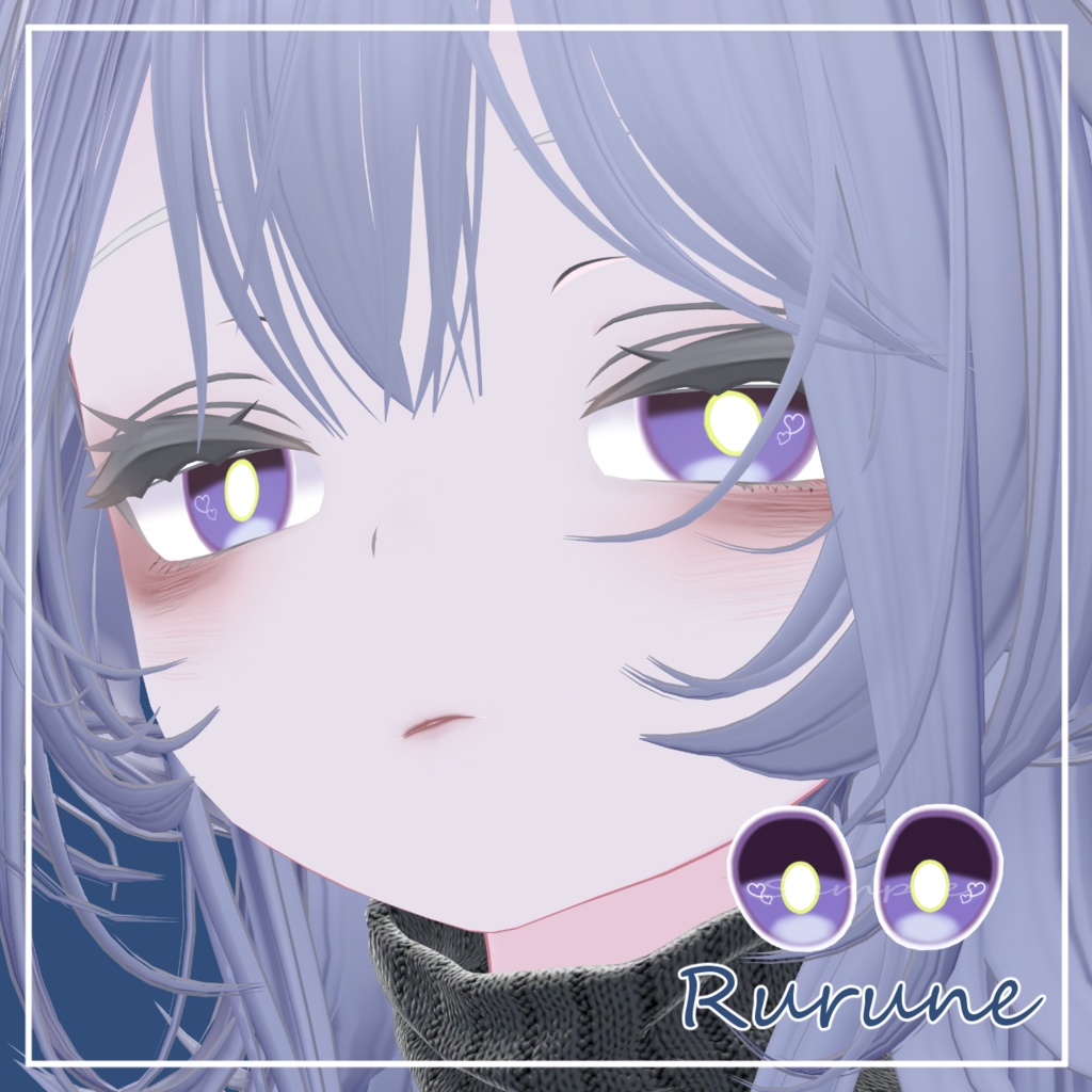 【5アバター対応】Deep sea Eye Texture【VRChat】