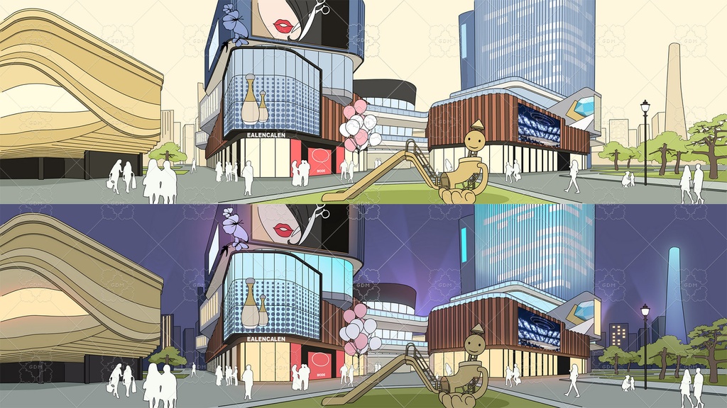 【ゲーム素材】マンガ風背景素材