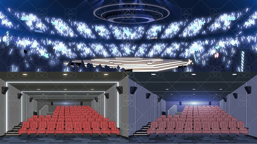 【ゲーム素材】マンガ風背景素材