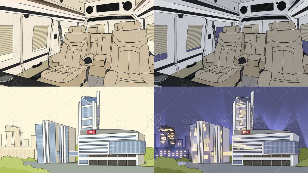 【ゲーム素材】マンガ風背景素材