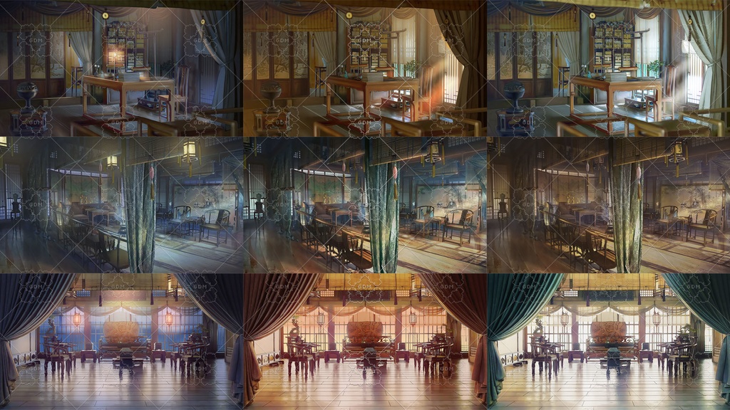 【ゲーム素材】中華風背景素材