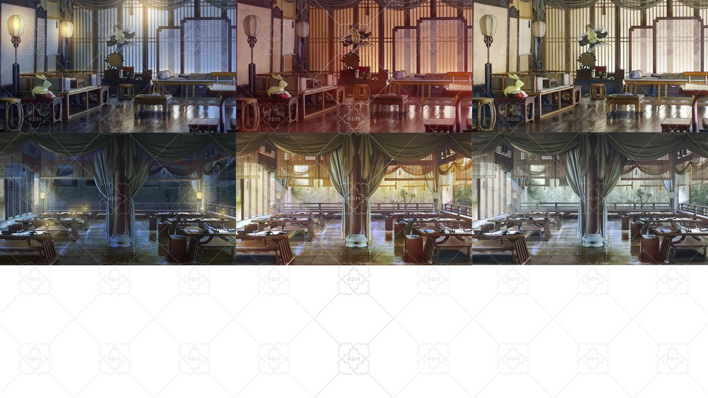 【ゲーム素材】中華風背景素材