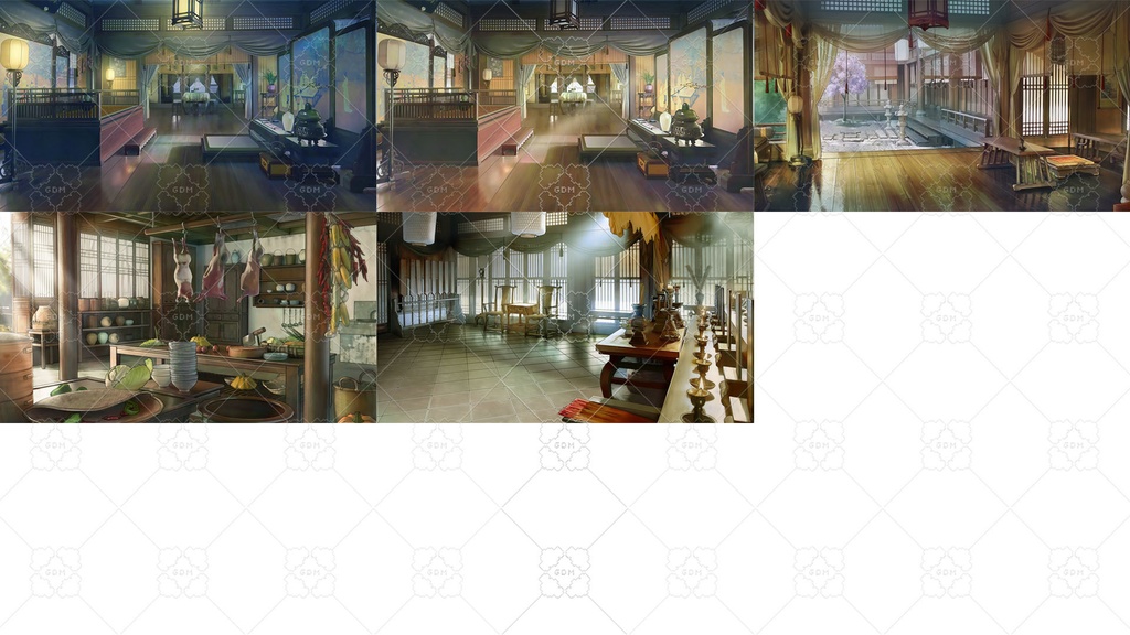 【ゲーム素材】中華風背景素材