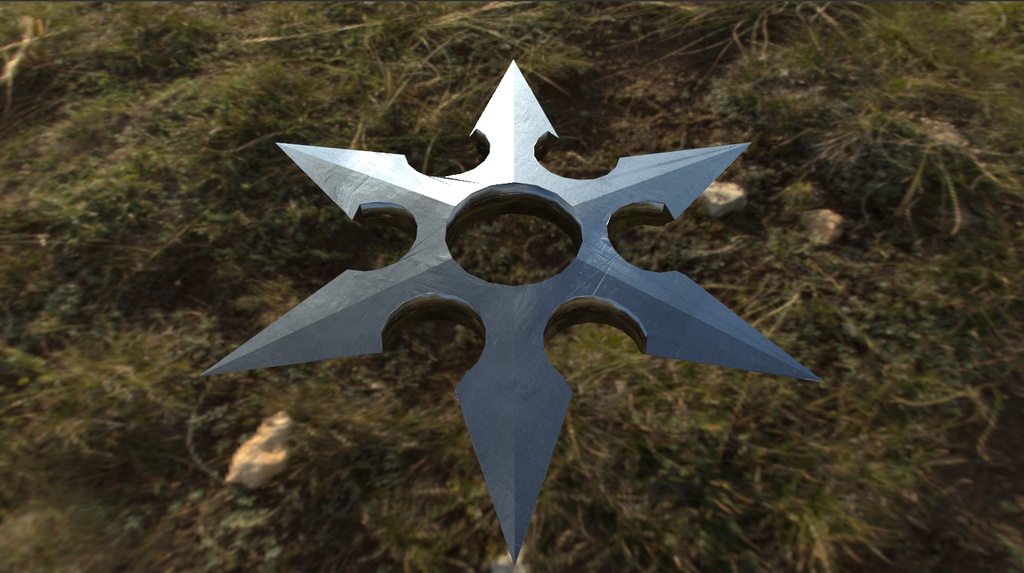 【VRchat推奨】手裏剣2枚セット