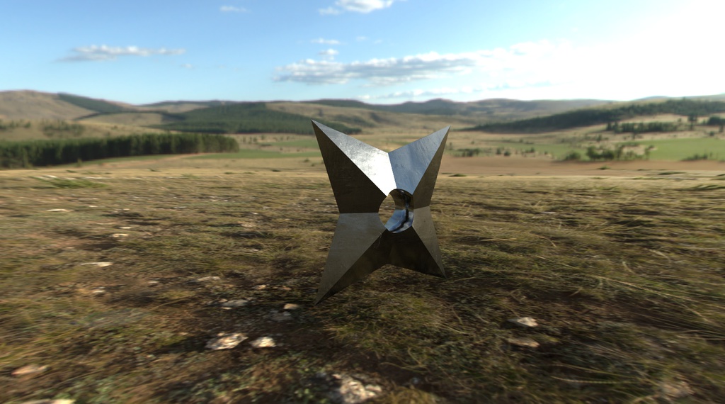 【VRchat推奨】手裏剣2枚セット