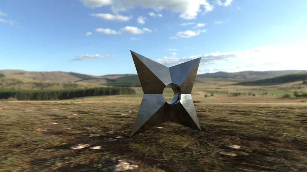 【VRchat推奨】手裏剣2枚セット