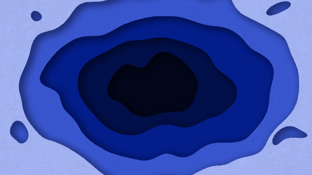 背景アニメーション 不思議穴 2パターン【動画素材】