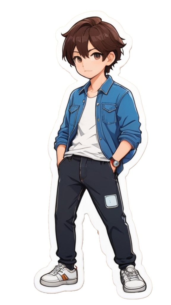 青年キャラクター05