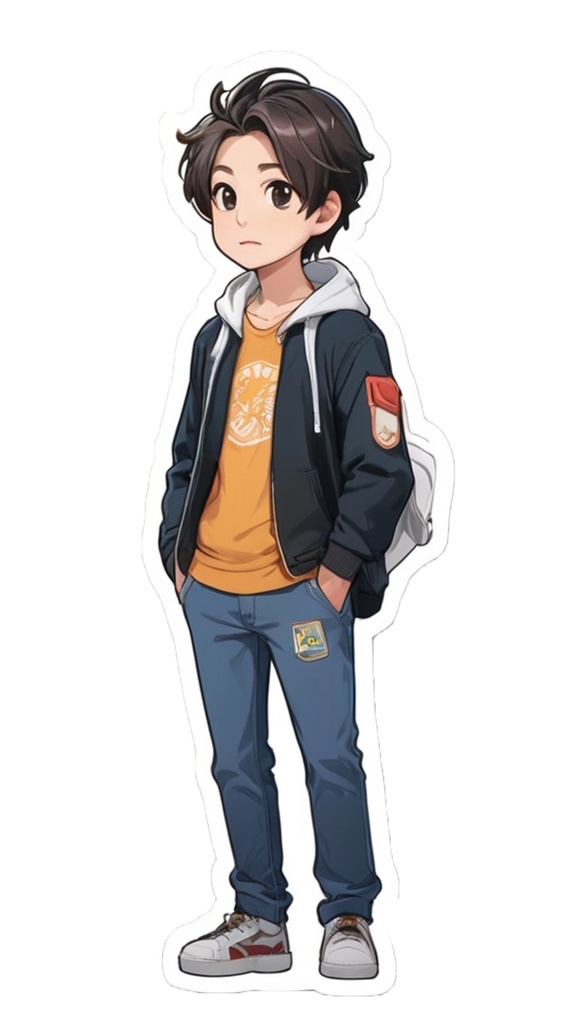 青年キャラクター05