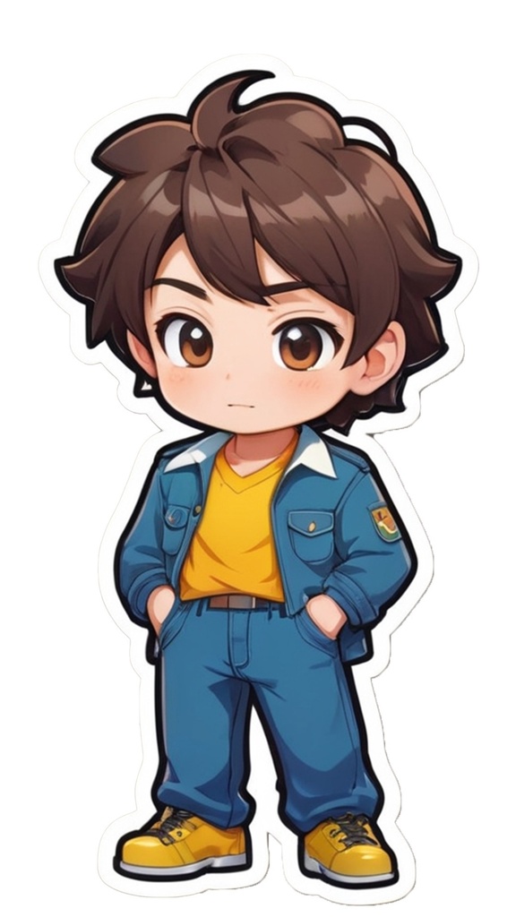 青年キャラクター07