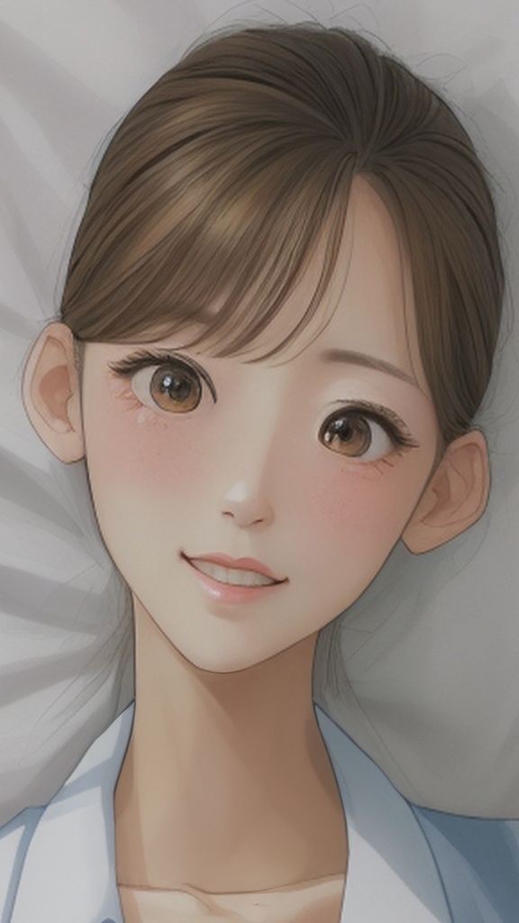 見つめる女性01