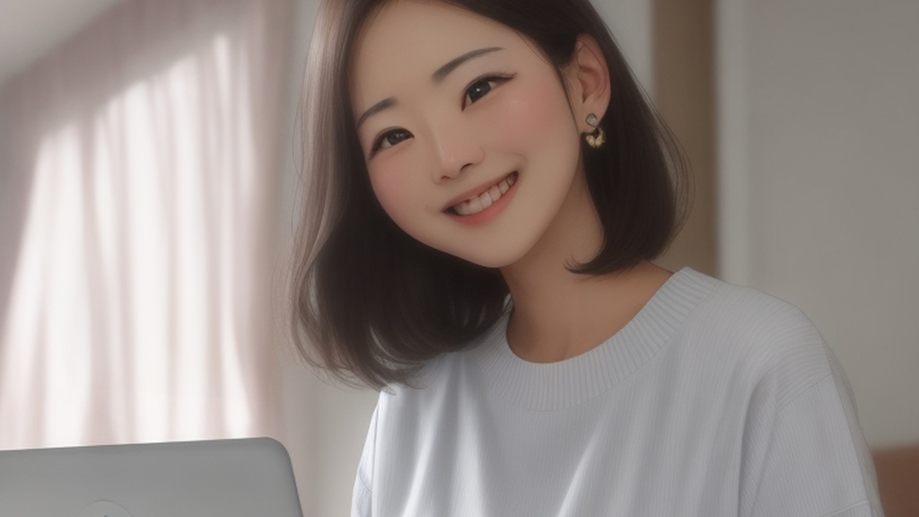 パソコンを使うビジネスウーマン